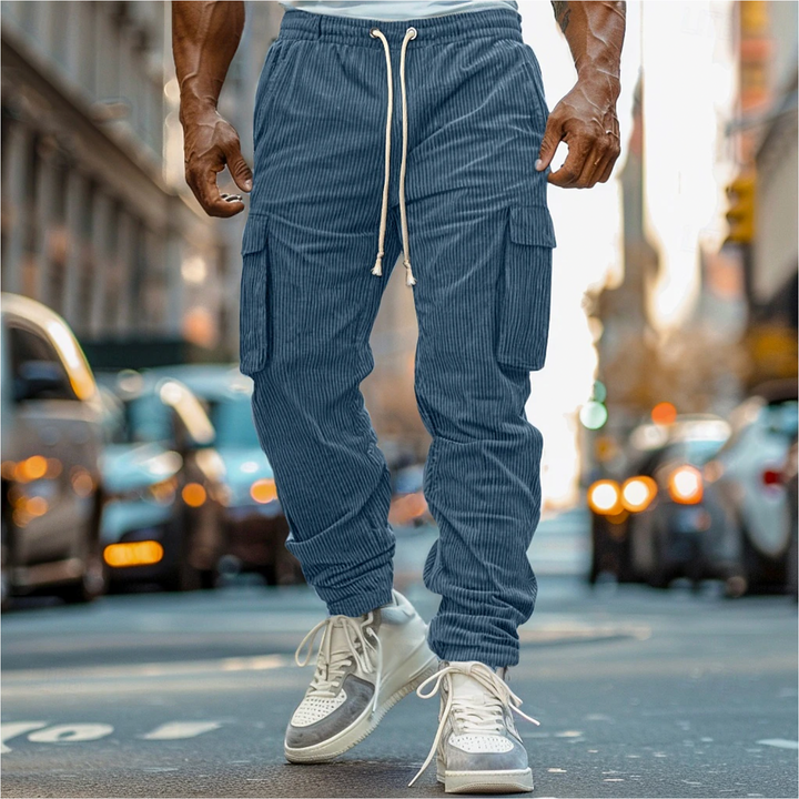 Veelzijdige en stijlvolle Cargo Joggers met Relaxed Fit en casual stijl voor Mannen | Sam
