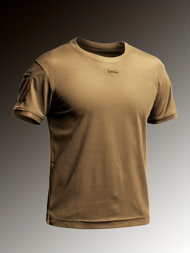 Heren T-shirt | Camouflageprint | Rekbaar & Ademend | Casual Zomeroutfit voor Buiten