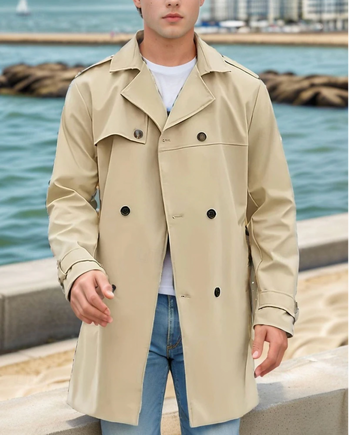 Klassieke en unieke Trenchcoat voor heren met iconische stijl en ultiem comfort | Brent
