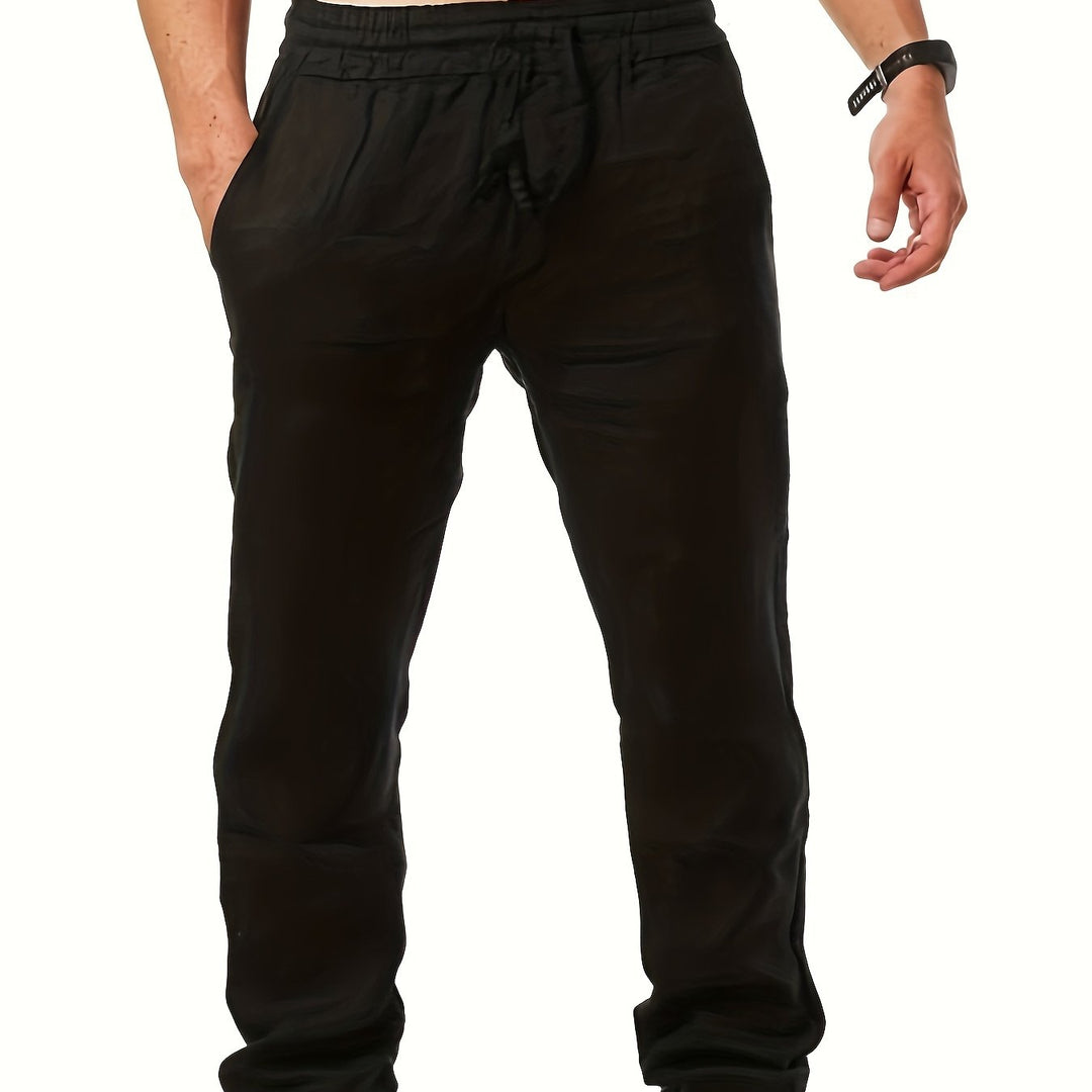 Heren Broek | Tapered | Trekkoord | Zomer