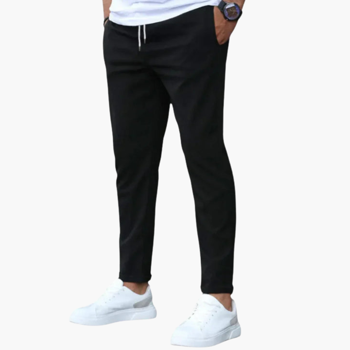 Heren Broek | Tapered | Trekkoord | Herfst