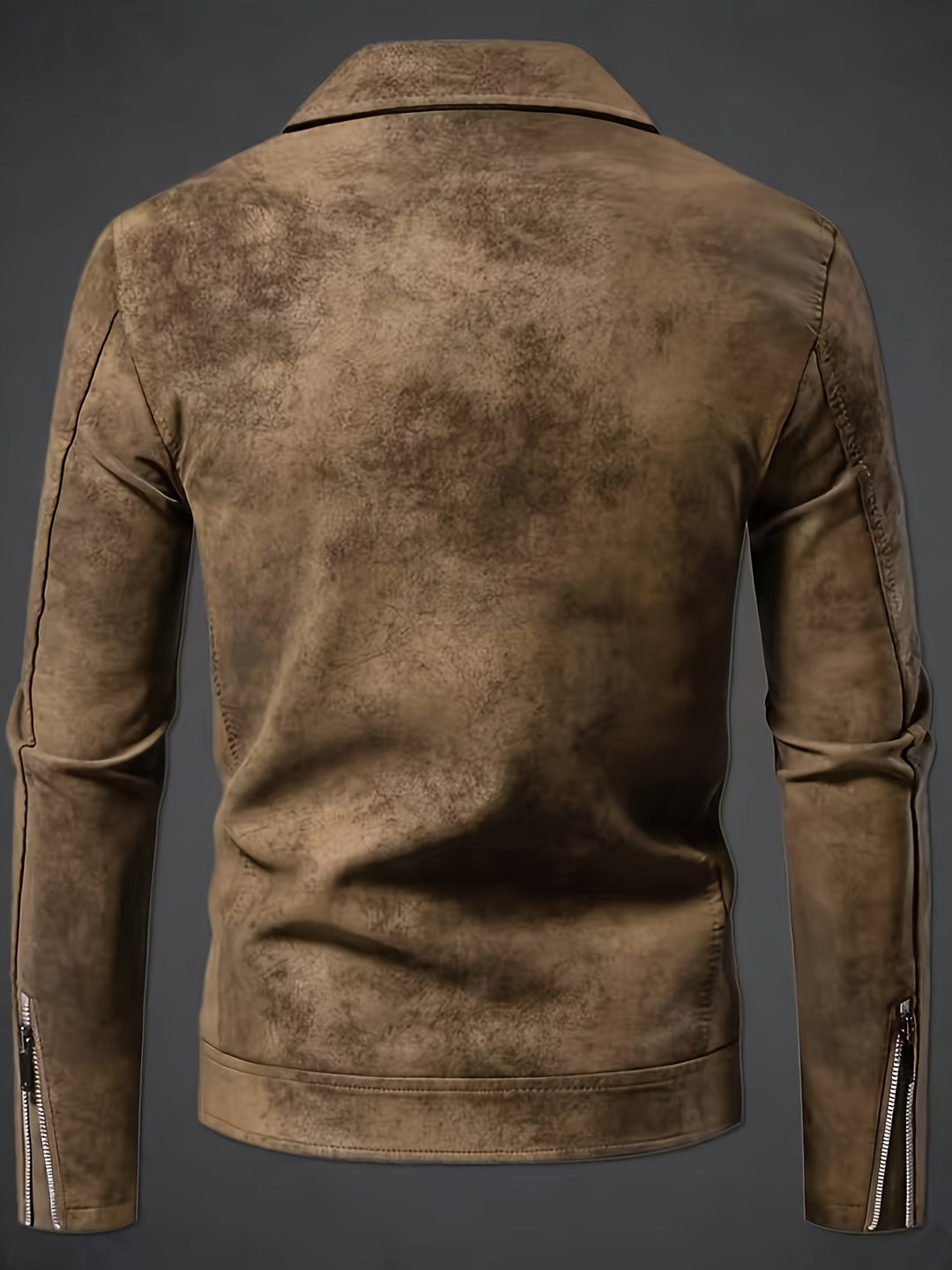 Heren Bikerjas | Slimfit | Asymmetrische Rits | Streetwear