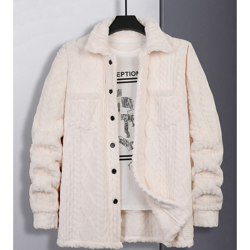 Winterjas Heren | Casual Bontjas | Knopen & Losse Pasvorm