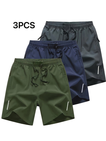 Heren Sportshorts | Sneldrogend & Ademend | Trekkoord & Ritszakken | Zomer & Outdoor