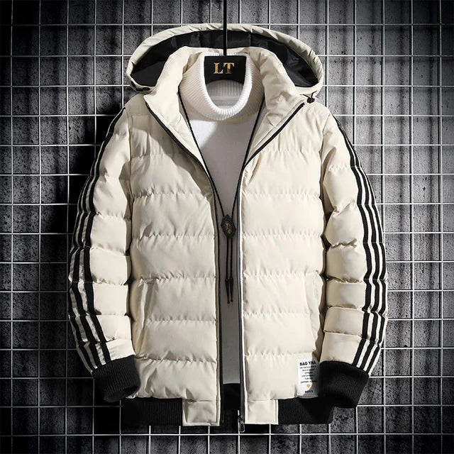 Warme en gewatteerde winterjas met comfortabele capuchon voor maximaal comfort | Jay