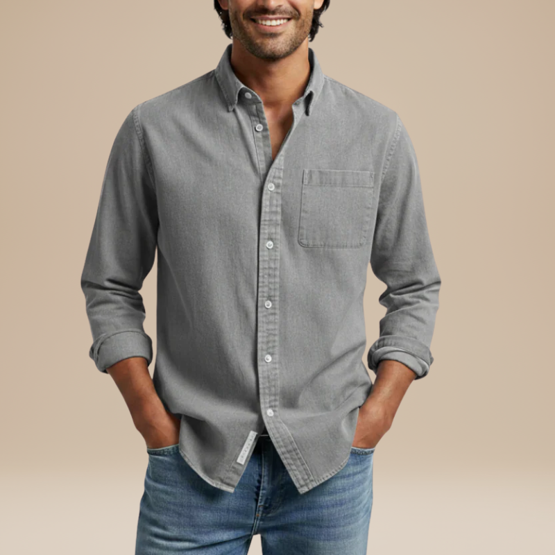 Overhemd Heren | Casual & Elegant | Met Borstzak