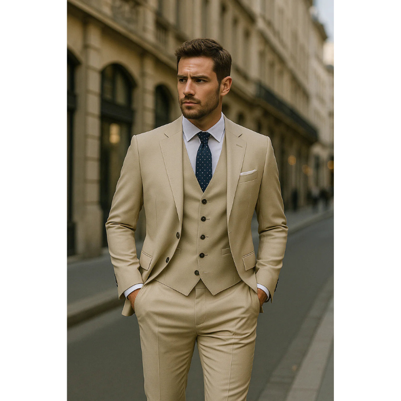 Jassen Heren | Slim Fit 3-Delige Set | Elegante Herenoutfit