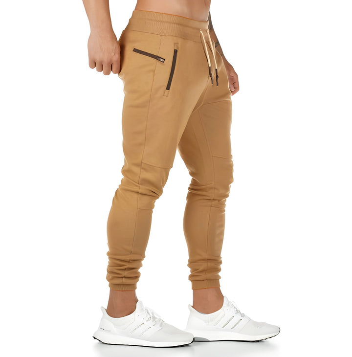 Heren Joggingbroek | Lichtgewicht & Ademend | Met Ritszakken & Trekkoord