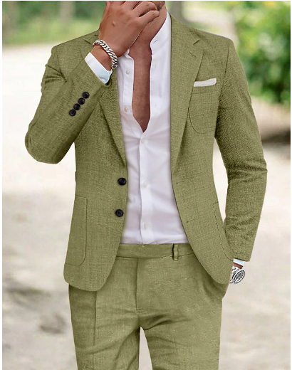 Heren Set | Elegant | Met Knoopjes | Zomer