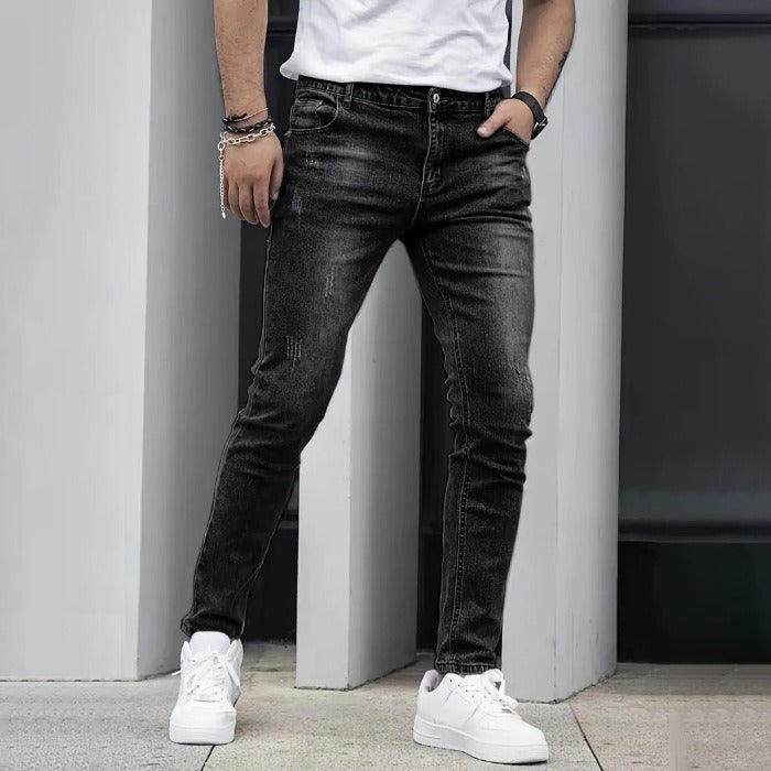Heren Jeans | Klassiek Design | Flared Broek | Medium Stretch Denim