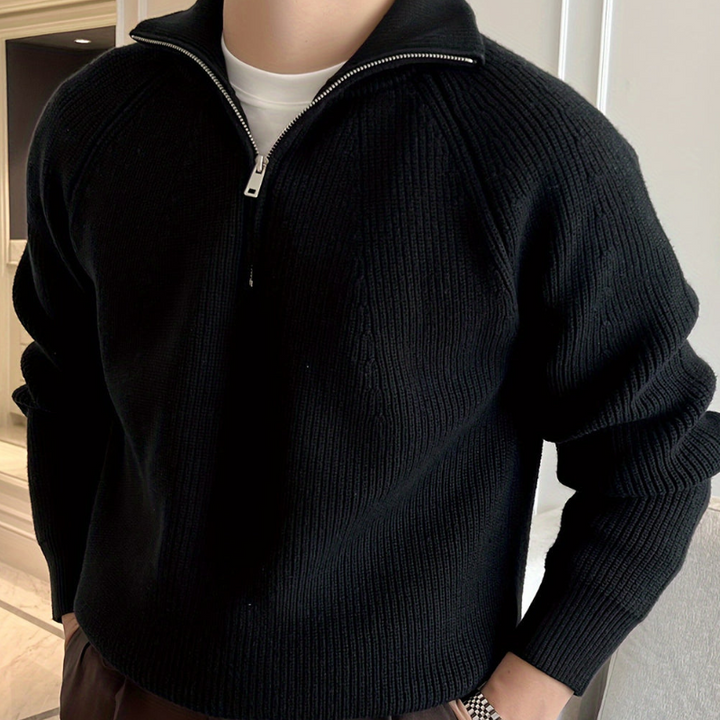 Truien Heren | Chunky Knit | Half Zip | Klassiek Design