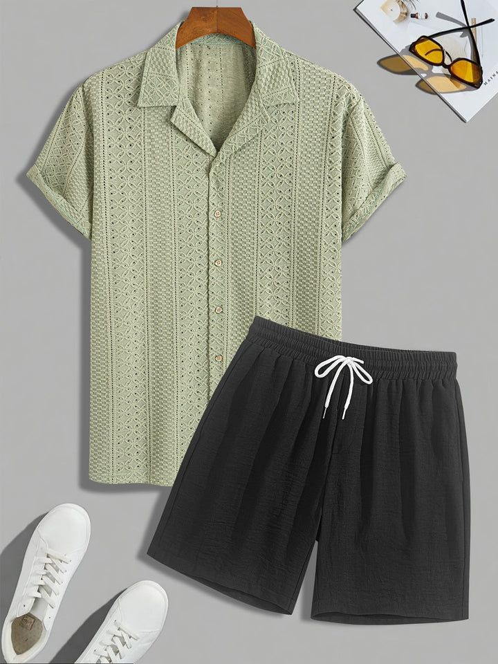 Heren Set | Straight | Met Knoopjes | Zomer