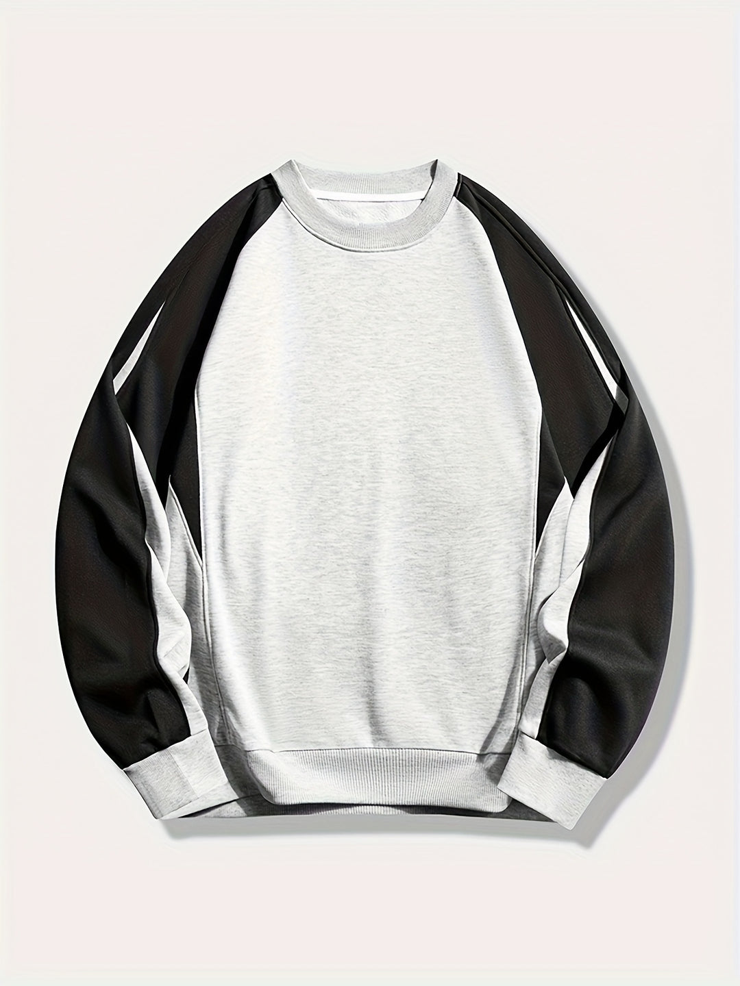 Heren Sweatshirt | Modern & Veelzijdig | Kleurblok Ontwerp | Klassieke Ronde Hals