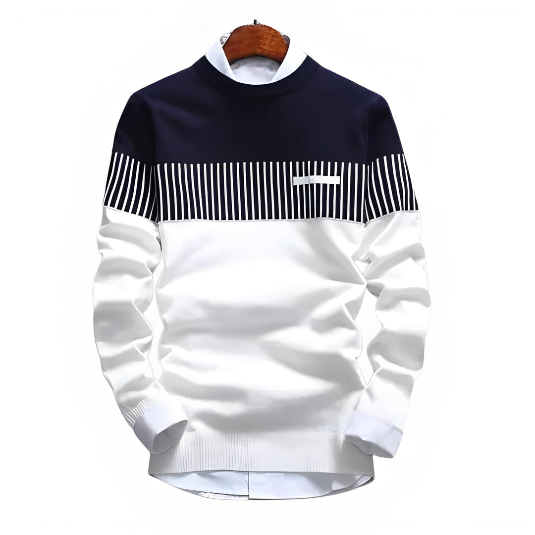Truien Heren | Gestreept Design | Hoge Kraag | Moderne Look