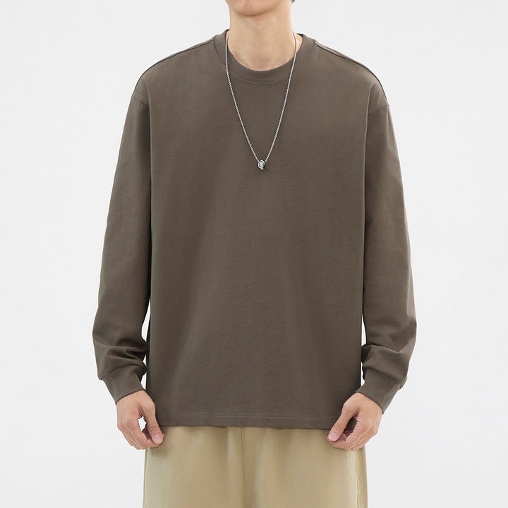 Heren T-shirt | Premium Katoen | Lange Mouwen | Casual & Ademend | Lente