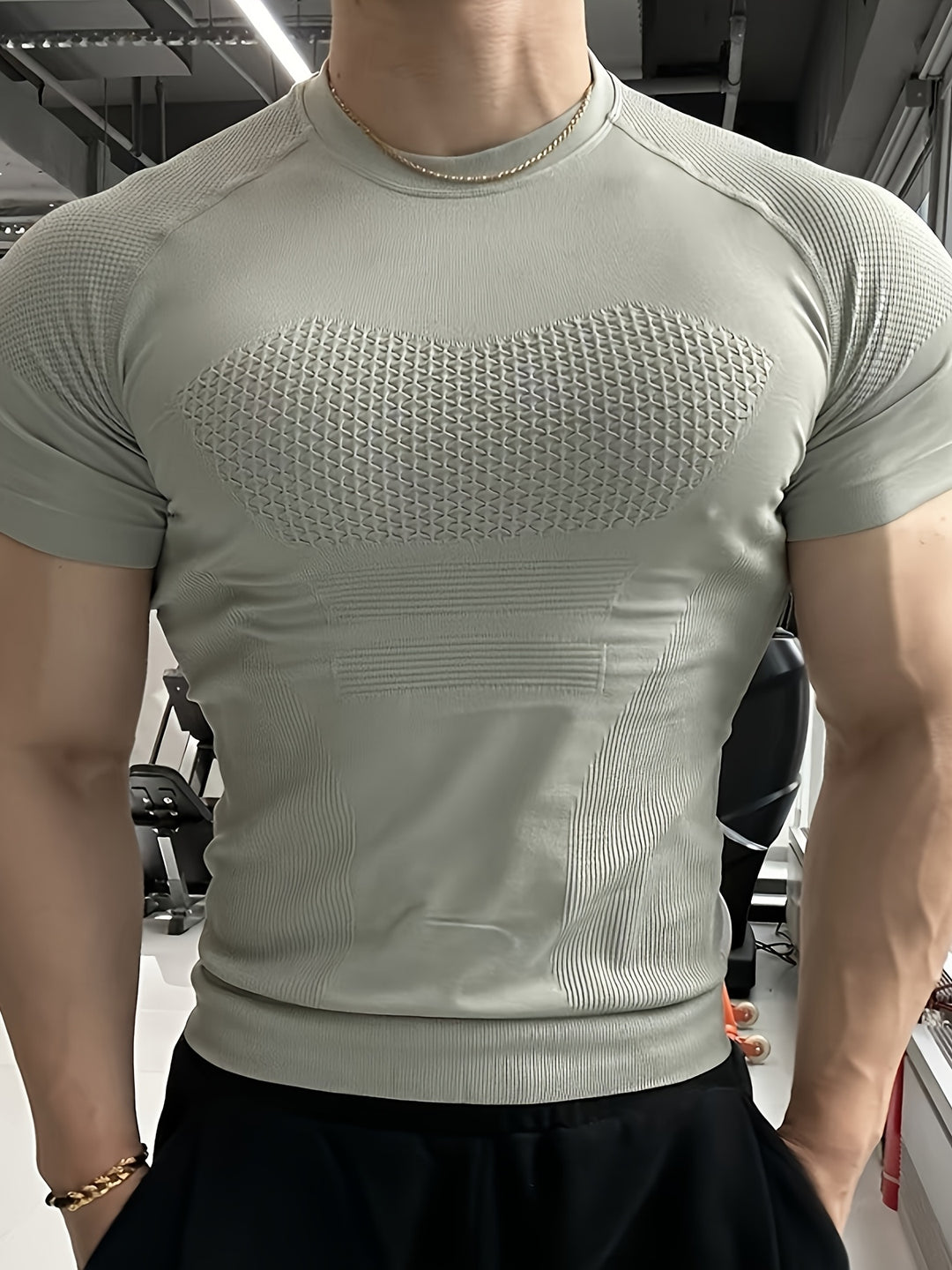 Heren Tops | Slimfit | Structuur Detail | Zomer