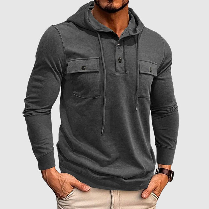 Moderne Hoodie voor Mannen met Uitzonderlijke Warmte en Onderscheidende Stijl | Wouter