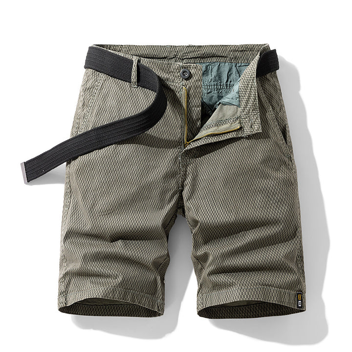 Heren Cargo Shorts | Gestreept Patroon & Normale Pasvorm | Katoenblend | Casual & Outdoor Sporten