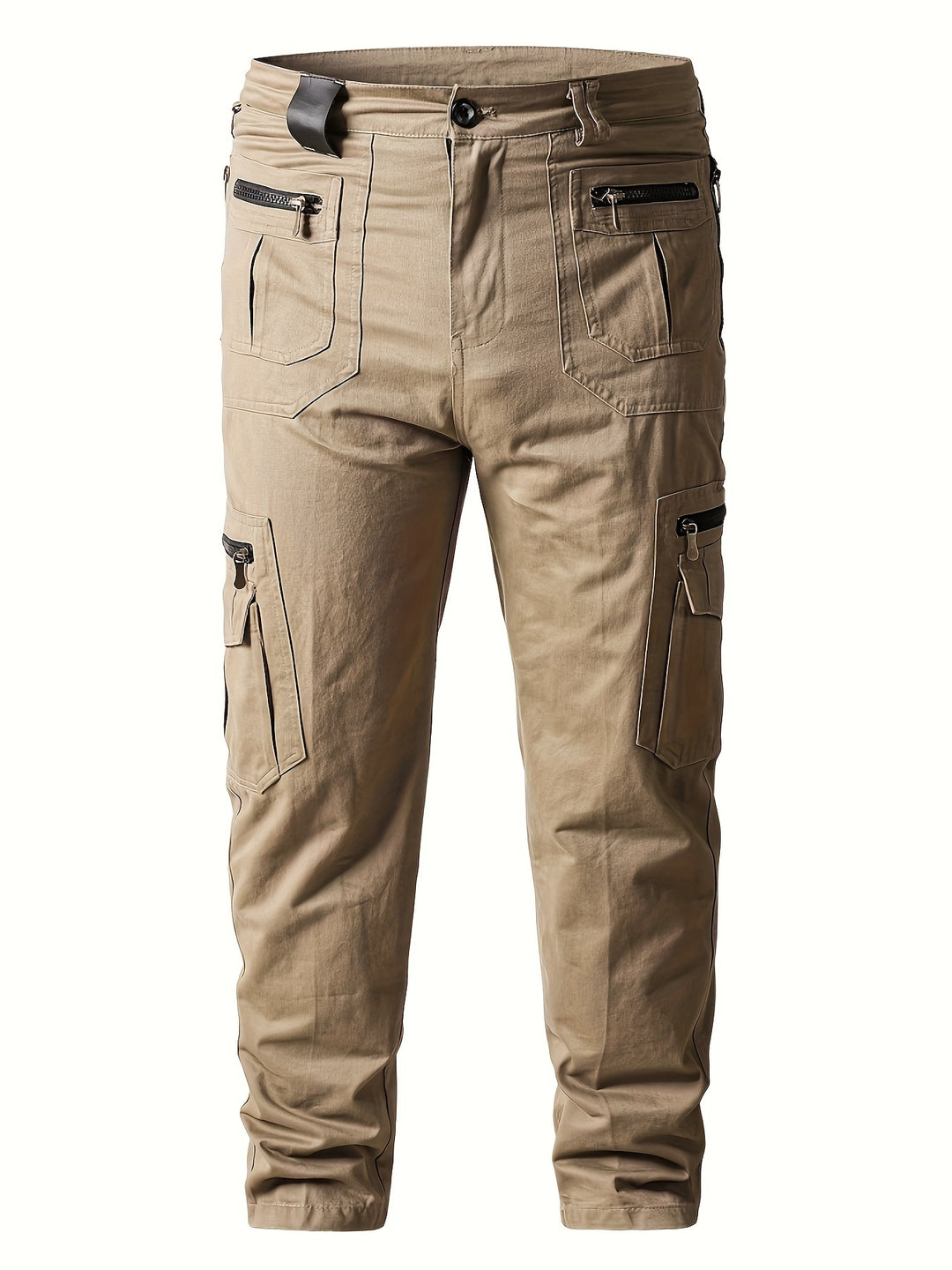 Heren Cargo Broek | 100% Katoen | Multi-zakken Ontwerp | Casual & Comfortabel voor Outdoor