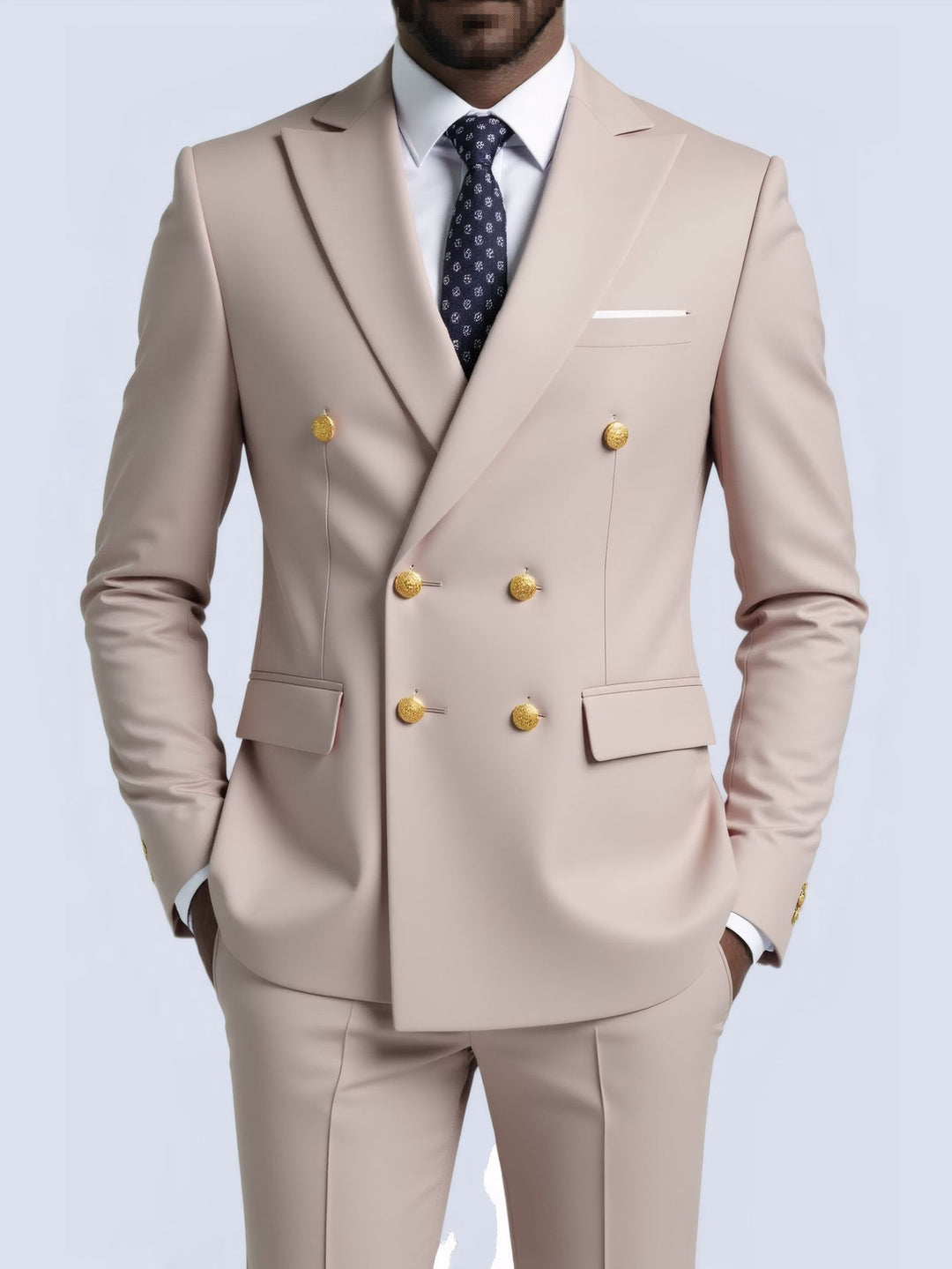Heren Pak 2-Delig | Slim Fit | Double Breasted | Elegant & Formeel