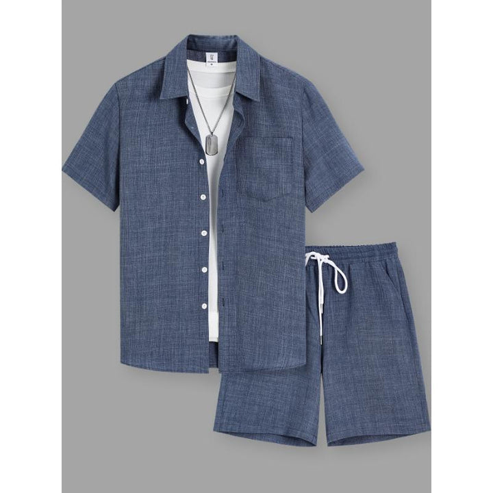 Heren Zomerset | Korte Mouw Overhemd & Shorts | Comfortabel & Casual