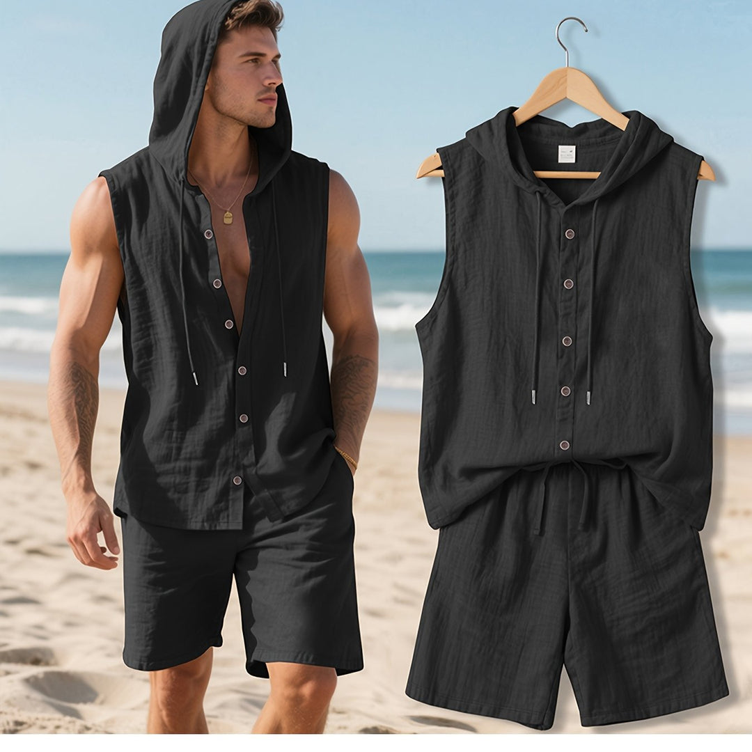 Heren Set | Casual | Met Capuchon | Zomer