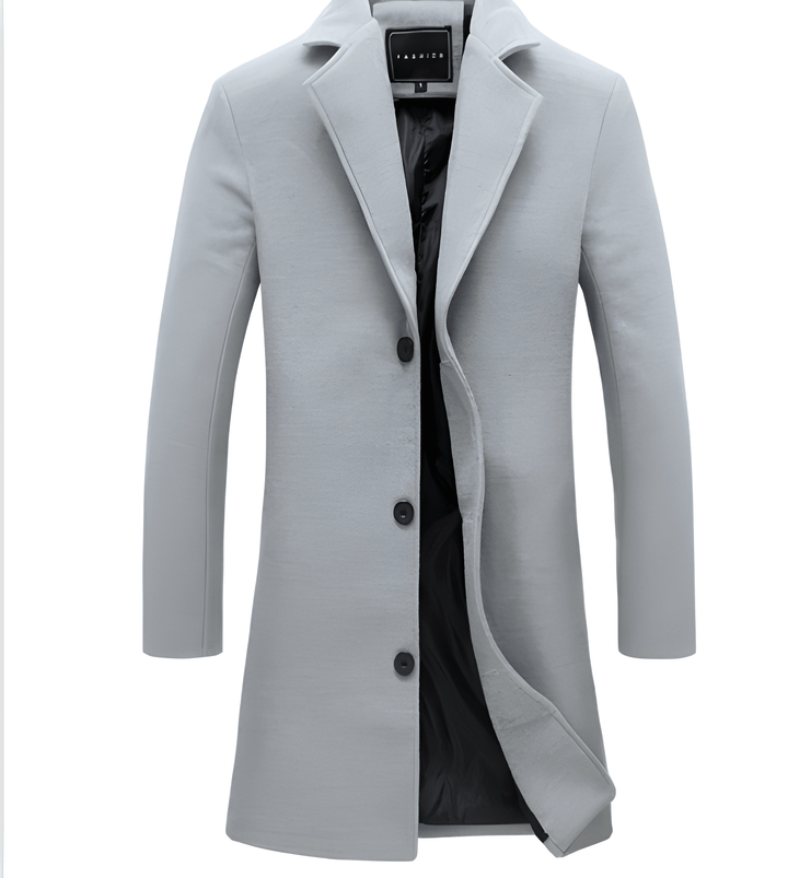 Winterjas Heren | Slim Fit Double Breasted Jas | Klassieke Look