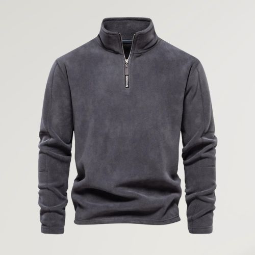 Knusse fleece coltrui voor mannen met moeiteloos comfort en chique uitstraling | Mika