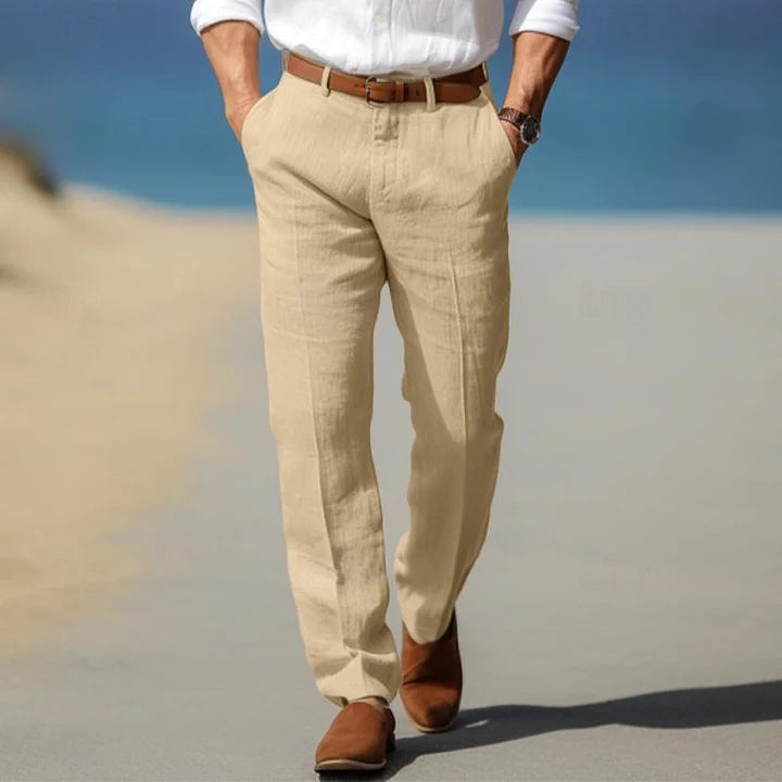 Heren Broek | Straight | Nette Pasvorm | Zomer