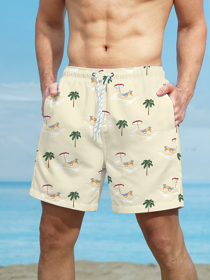 Heren Strandshort | Lichtgewicht & Sneldrogend | Met Trekkoord | Actieve Zomerstijl