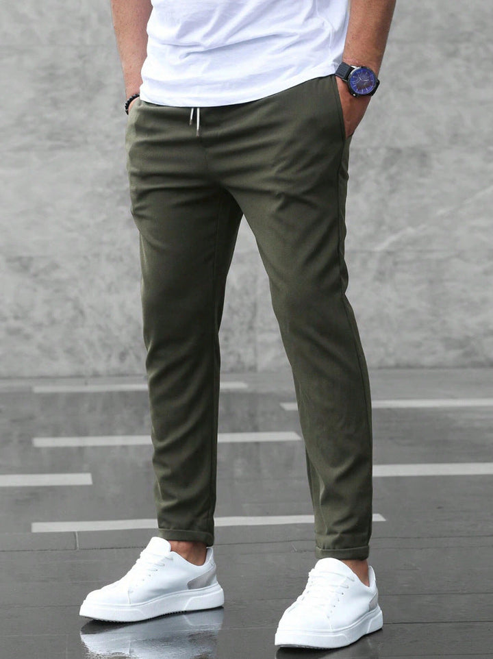 Heren Broek | Tapered | Trekkoord | Zomer