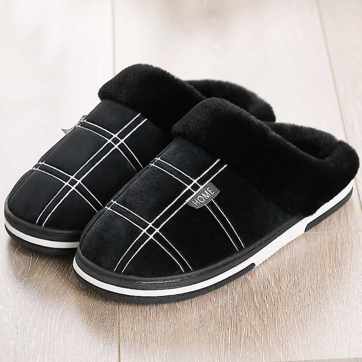 Warme Heren Pantoffels | Zachte Binnenvoering | Anti-Slip Zoo