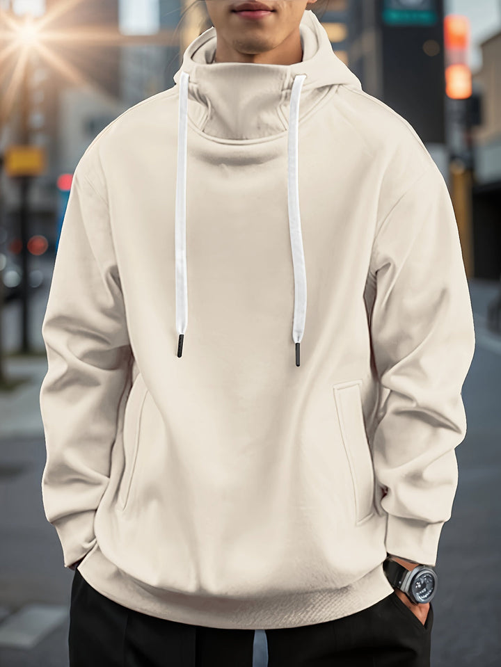Heren Hoodie | Oversized & Comfortabel | Trekkoord & Lange Mouwen | Effen Kleur