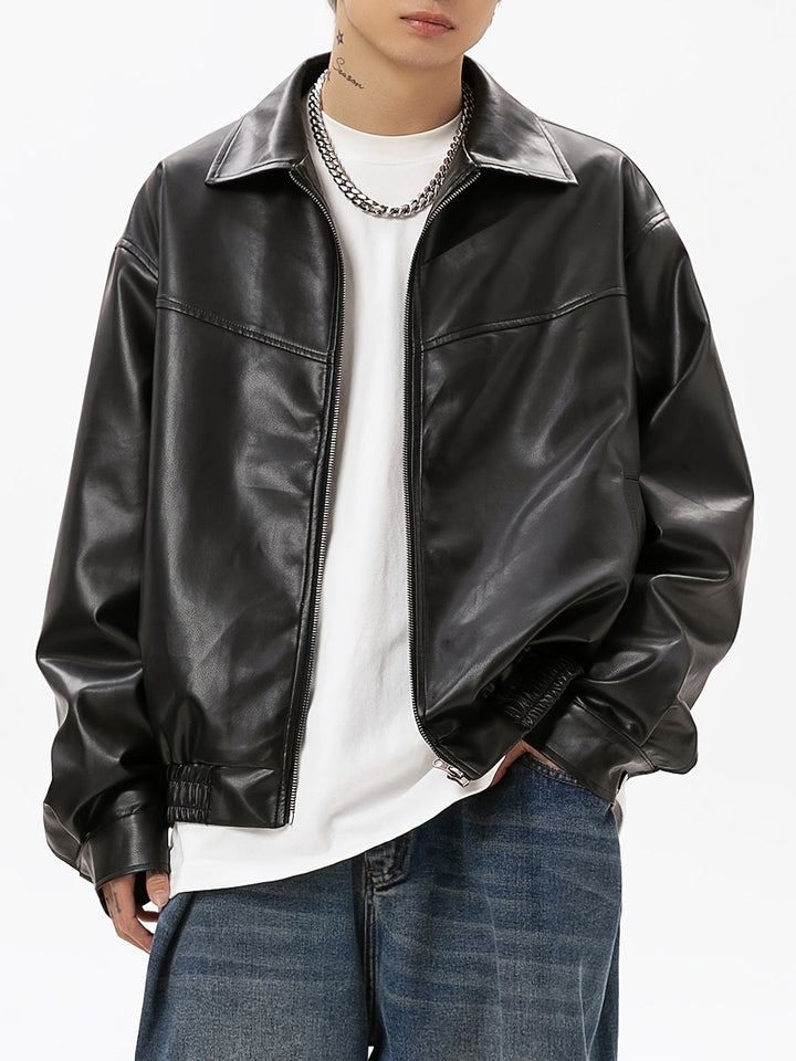 Heren Jas | Oversized Elegant | Met Ritssluiting | Lente
