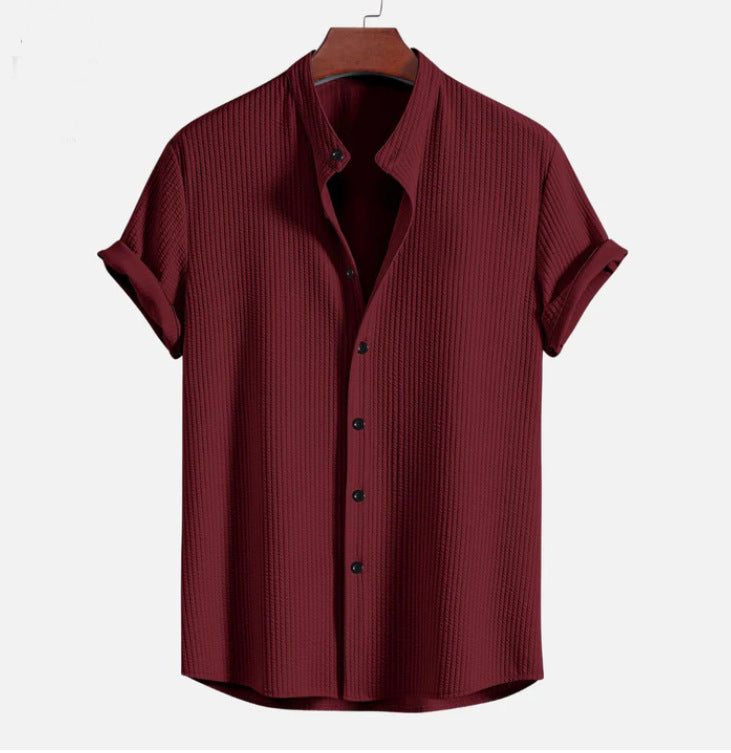 Heren Shirt | Korte Mouwen & Ademend | Voor Zomer & Vakantie | Casual Design