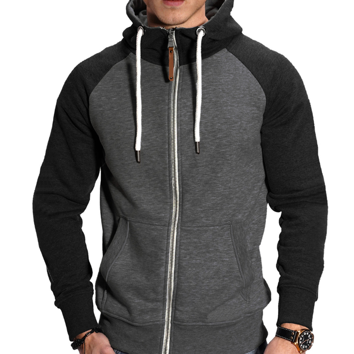 Heren Hoodie | Sportieve Hoodie met Rits | Comfortabel & Casual Kleding