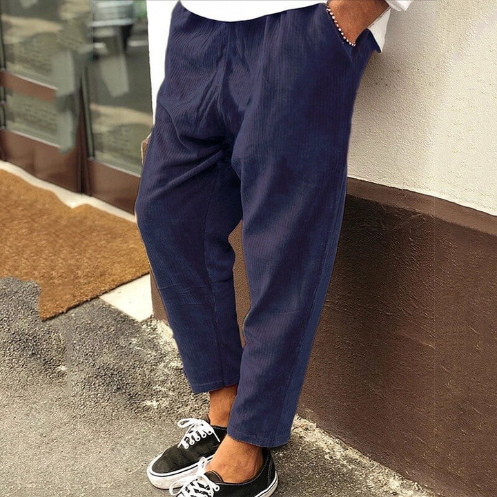 Heren Broek | Straight | Trekkoord | Zomer