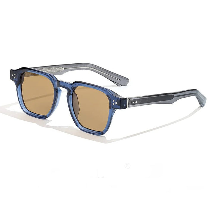 Heren Zonnebril | Transparant Montuur | Gradient Glazen | Zomer