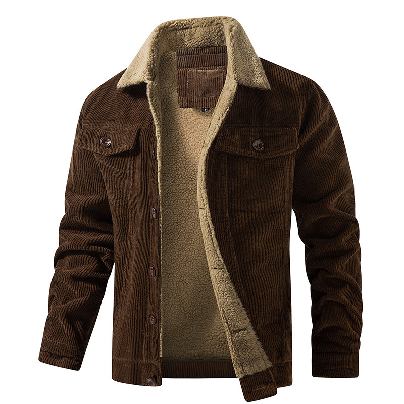 Winterjas Heren | Warme Jas met Plush Voering | Dikke Casual Look