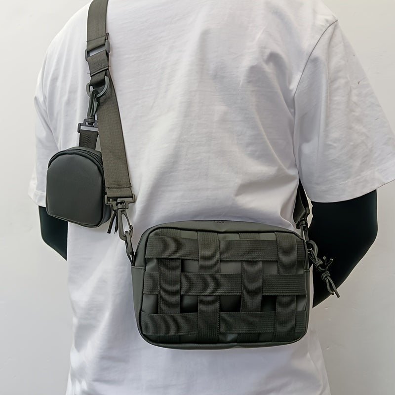Heren Schoudertas | Compacte Crossbody & Telefoontas | Lichtgewicht & Reisklaar | Zwart