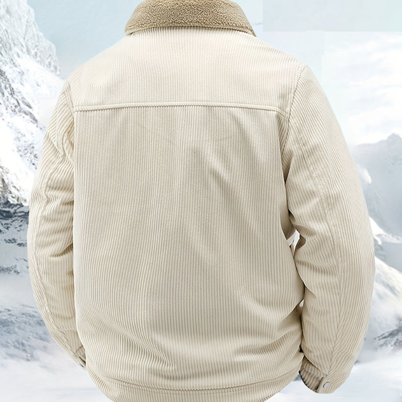 Winterjas Heren | Warme Outdoor Jas | Thermovoering & Knoopsluiting