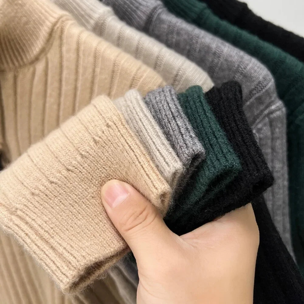 Chique heren trui met halve rits voor een eigentijdse look en ultiem comfort | Niels