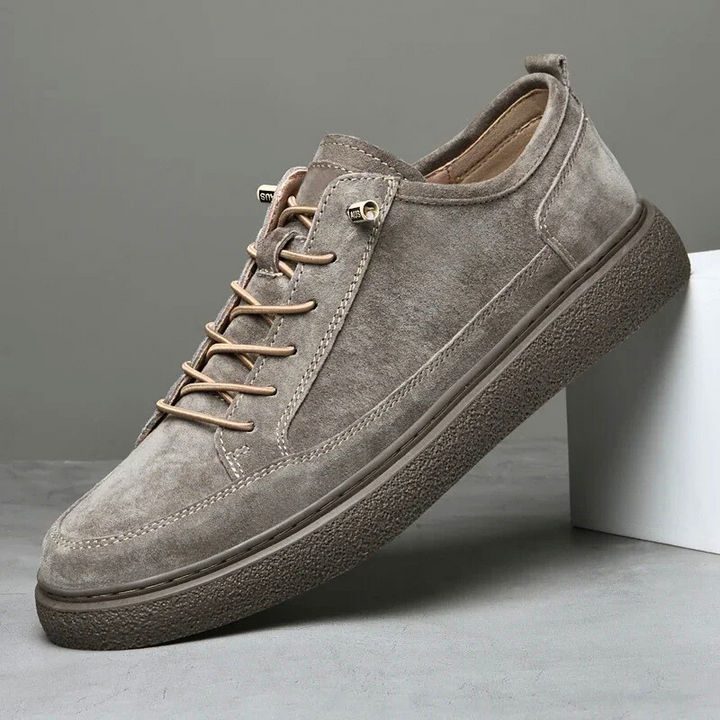 Heren Suède Sneakers | Ademend & Handgemaakt | Casual Wandelschoenen voor Buiten
