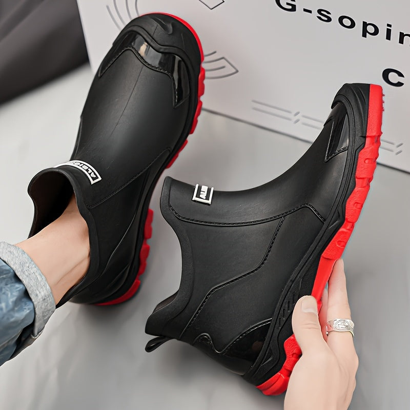 Waterschoenen Heren | Slip-On Regenlaarzen | Waterproof & Antislip
