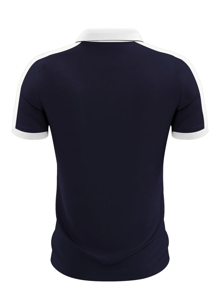 Heren Shirt | Kleurblok Design & Modieuze Kraag | Comfortabel Gebreid