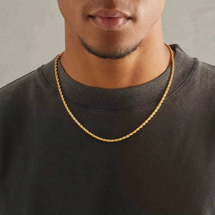 Heren Ketting | Hiphop Design | Verguld & Modieus | Roestvrij Staal