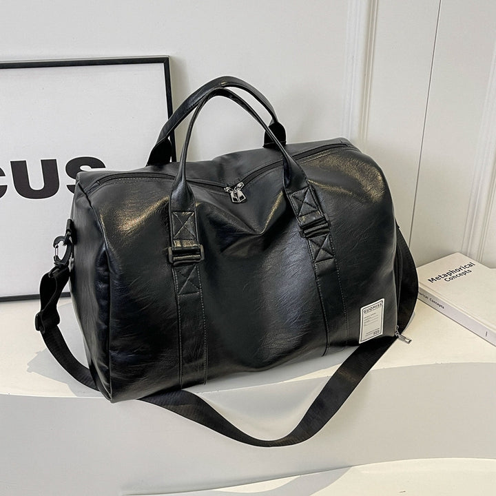 Heren Reistas | Modieus & Multifunctioneel | Verstelbare Schouderband | PU Leer