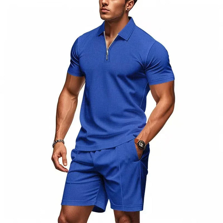 Heren Actief Zomerset - Comfortabele Pasvorm - Blauw