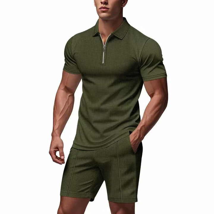 Heren Actief Zomerset - Comfortabele Pasvorm - Legergroen