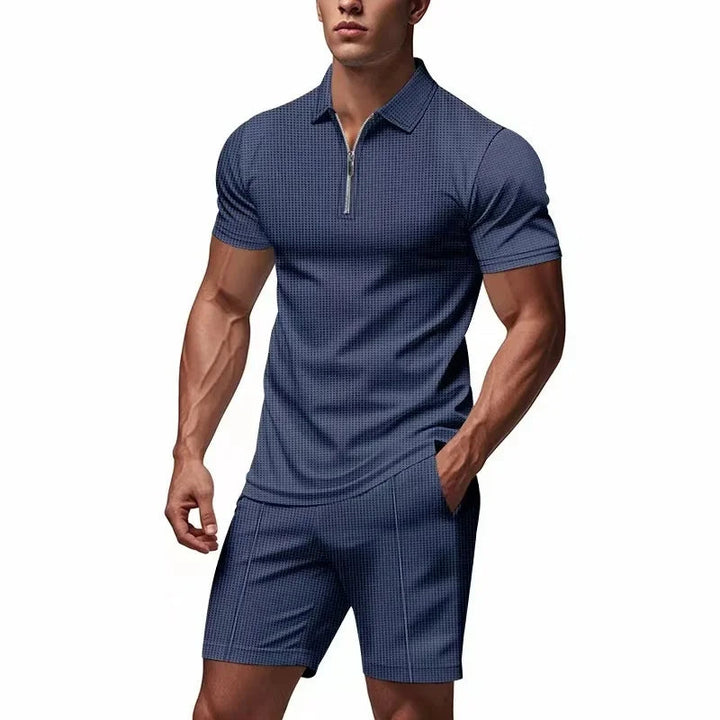 Heren Actief Zomerset - Comfortabele Pasvorm - Marineblauw